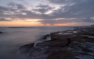 Sunset in Cádiz. Long exposure.