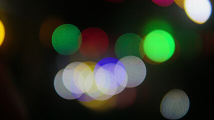 Bokeh Rainbow Light , Batu City, Indonesia