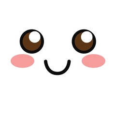 Kawaii smile emoticons Japanese emoj