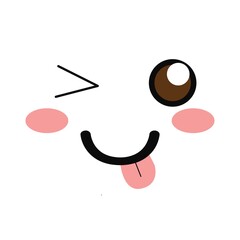 Kawaii smile emoticons Japanese emoj