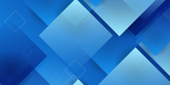 Modern business geometric background with blue polygons vector. Bright navy blue dynamic abstract vector background with diagonal lines. Light blue abstract background