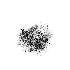 Schwarze Punkte auf weiß