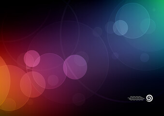 Colorful bokeh background
