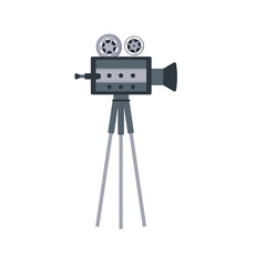 film video camera isolated icon