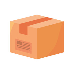 carton box delivery service icon