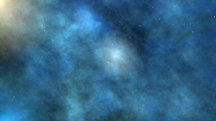 Fototapeta na wymiar Space Universe With Stars And Galaxies