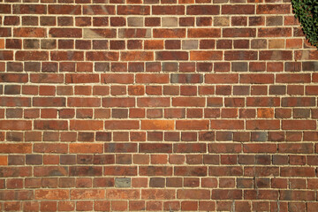 old red brick wall texture background