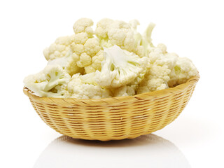 cauliflower in a basket