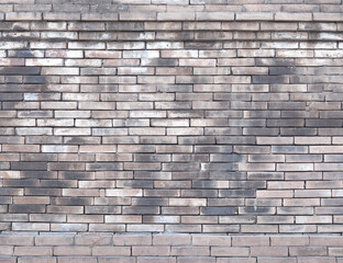 Old brick wall block red dark brown