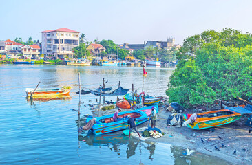 Fishermen of Negombo port, Sri Lanka