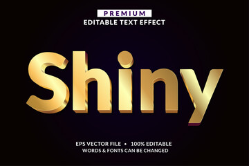 Shiny Editable 3d Text Effect Font Style Templates