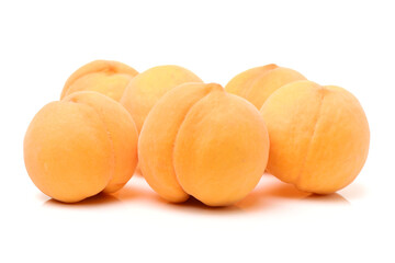 Gold Peach on a white background