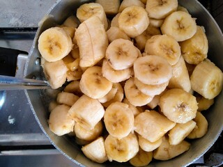 mushrooms in a frying pan