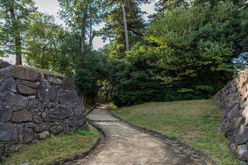松江城の石垣　島根県松江市