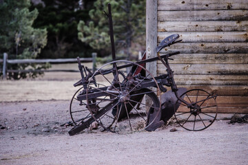 Old farm plow