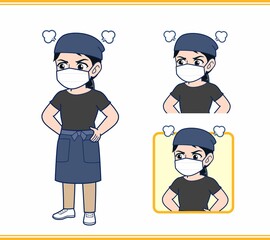 和食レストランの店員