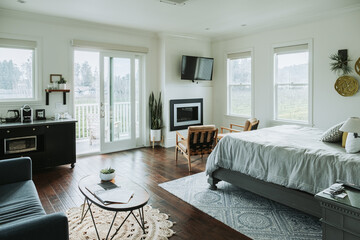 interior of a bedroom