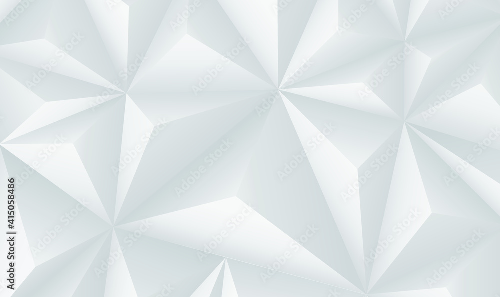 Poster vector polygon abstract polygonal geometric triangle background. abstract white geometric 3d polygon