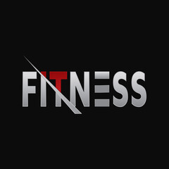 healthy minded Fitness logo design. Vector logo design template idea.