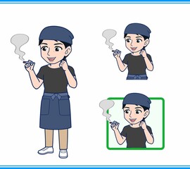 和食レストランの店員