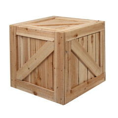 wood box isolated