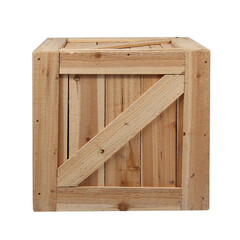wood box isolated