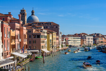 Naklejka premium Grand Canal, the major waterway in Venice, Italy