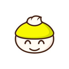 cute bao character illustration design