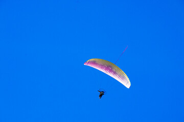 paraglider in the sky