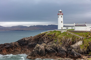 Fototapeta na wymiar Fanad Head lighthouse in County Donegal, Ireland
