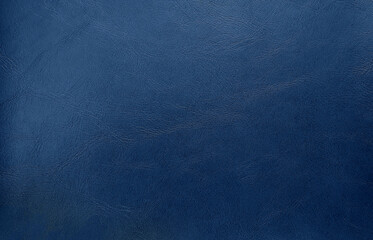 close up blue classic leather texture background. abstract luxury concept background. top view of...