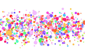 Light multicolor background, colorful vector texture with circles. Splash effect banner. Glitter silver dot abstract illustration with blurred drops of rain. Pattern for web page, banner,poster, card