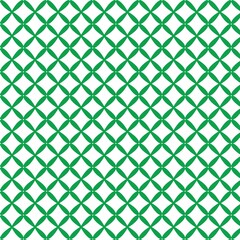 Naklejka premium Green and white trellis design