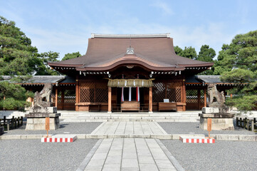 Naklejka premium 城南宮 前殿 京都市