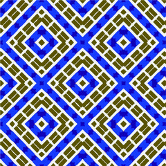 Seamless vector pattern in geometric ornamental style