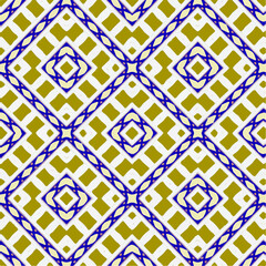 Seamless vector pattern in geometric ornamental style