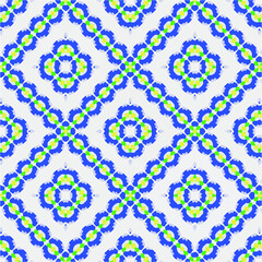 Seamless vector pattern in geometric ornamental style