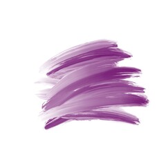 Natural purple watercolor flick brush labels. Shapes on white background. Hand drawn ink water paint stains.