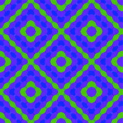 Seamless vector pattern in geometric ornamental style