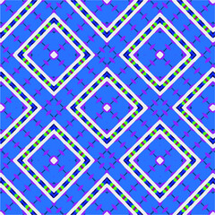 Seamless vector pattern in geometric ornamental style