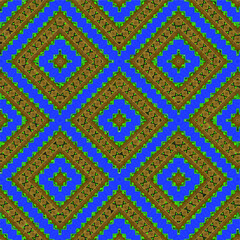 Seamless vector pattern in geometric ornamental style