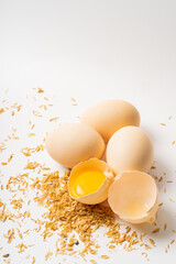 Double yellow stupid egg with characteristics of Northeast China