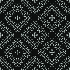 Seamless vector pattern in geometric ornamental style