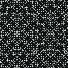 Seamless vector pattern in geometric ornamental style