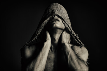 art portrait of man