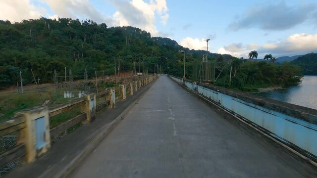 Hydroelectric DAM at Arecibo Puerto RIco 3 FPV DRONE