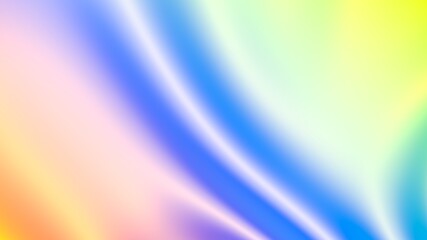 Colorful green blue orange pastel 3D dynamic abstract liquid light and shadow artistic gradient wavy futuristic texture pattern background