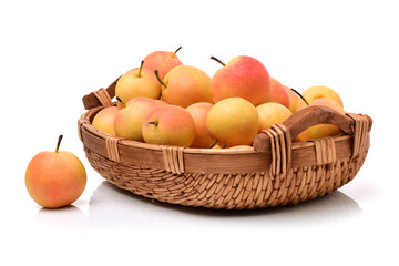 nanguo pear on white background