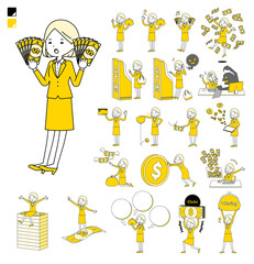 2tone suit business women_money