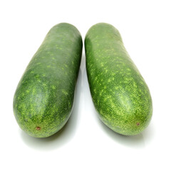 Winter melon on white background
